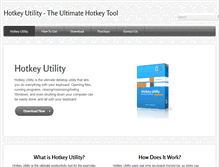Tablet Screenshot of hotkeyutility.com